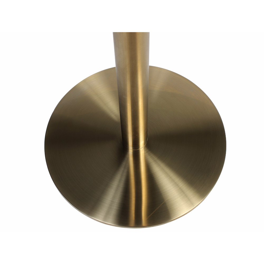 Corten Round Gold Table Base