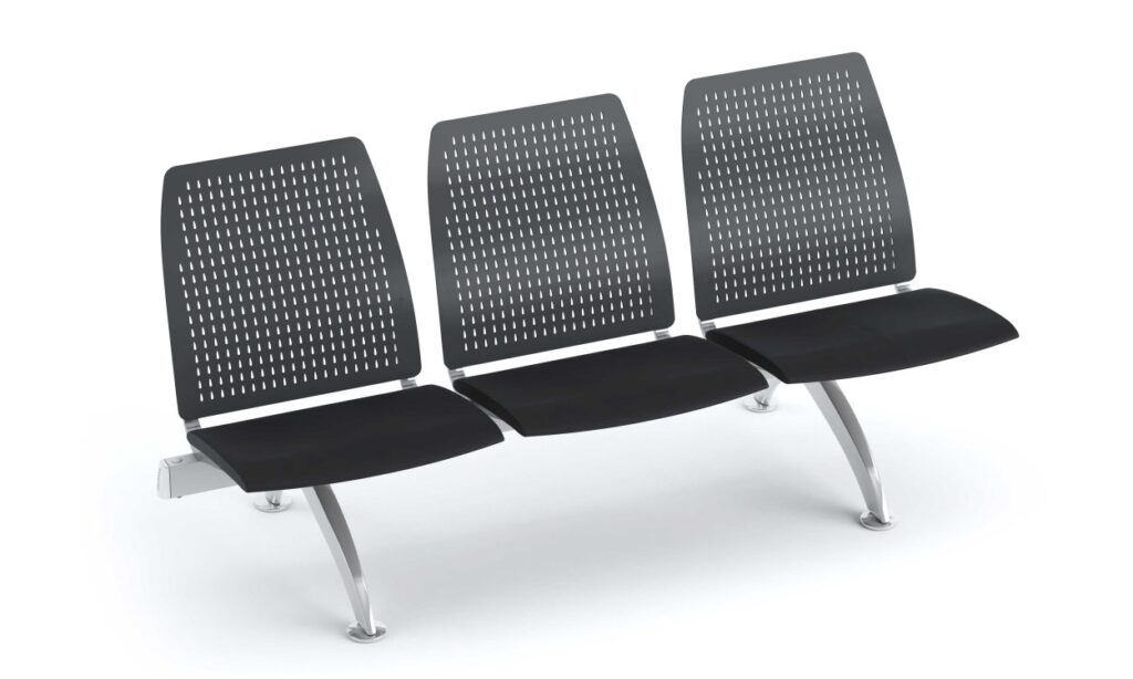 Perforated backs with polyurethane seats