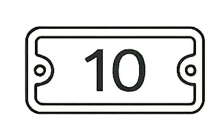 Seat Number Icon - Zaneti