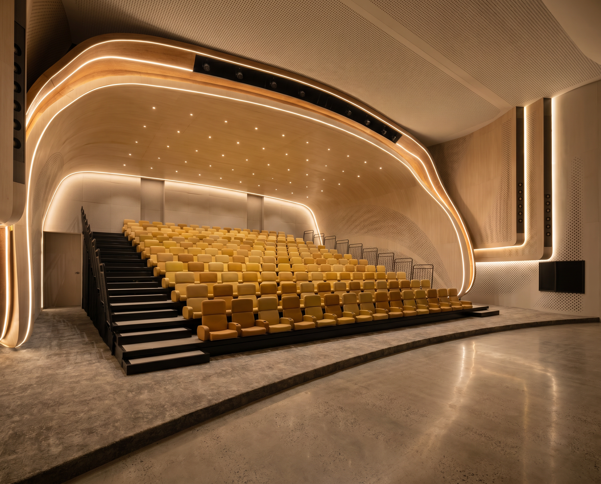 Collider Retractable Auditorium Setting